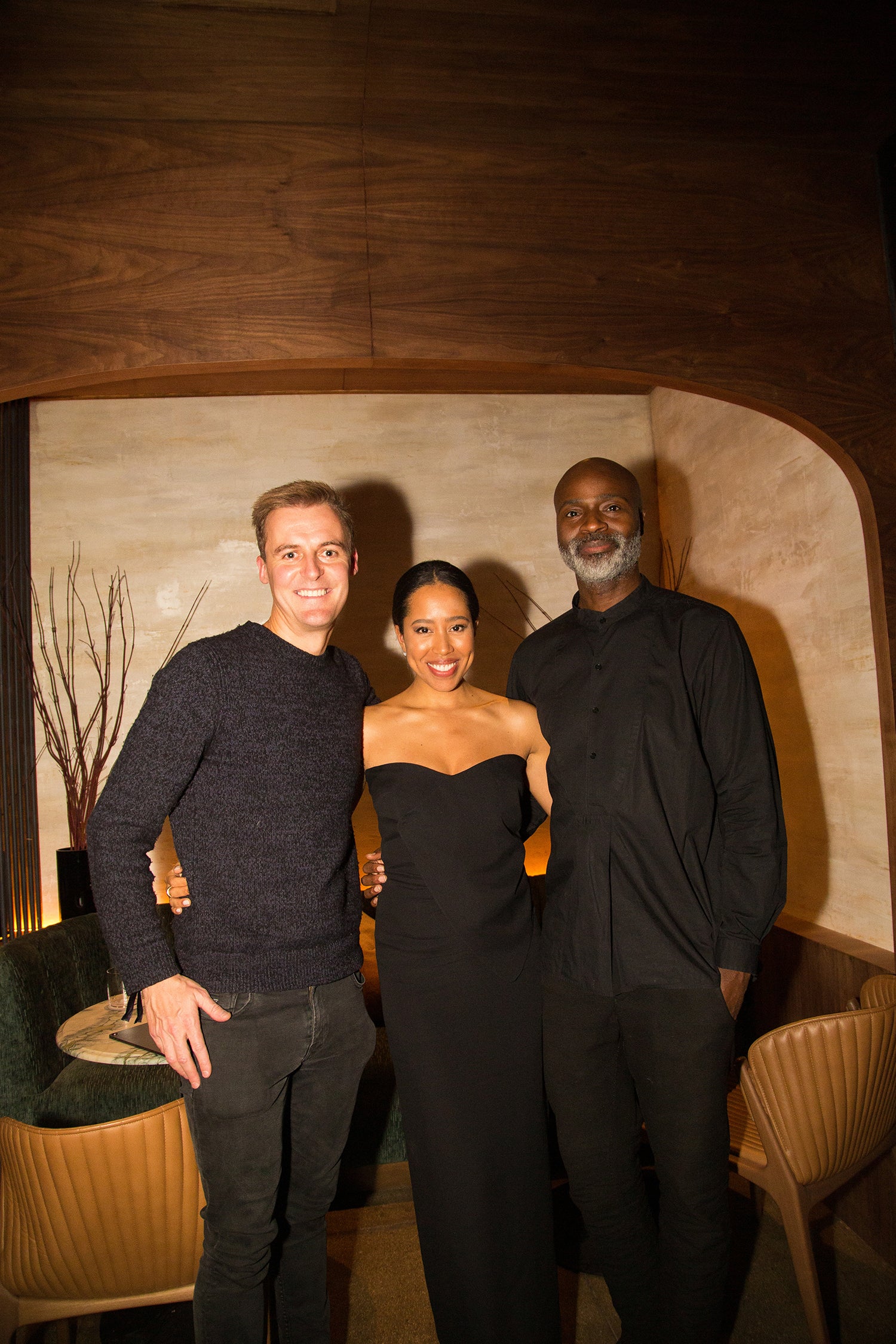 Katini Yamaoka and guest speakers at the Neuehouse launch event for Katini Skin