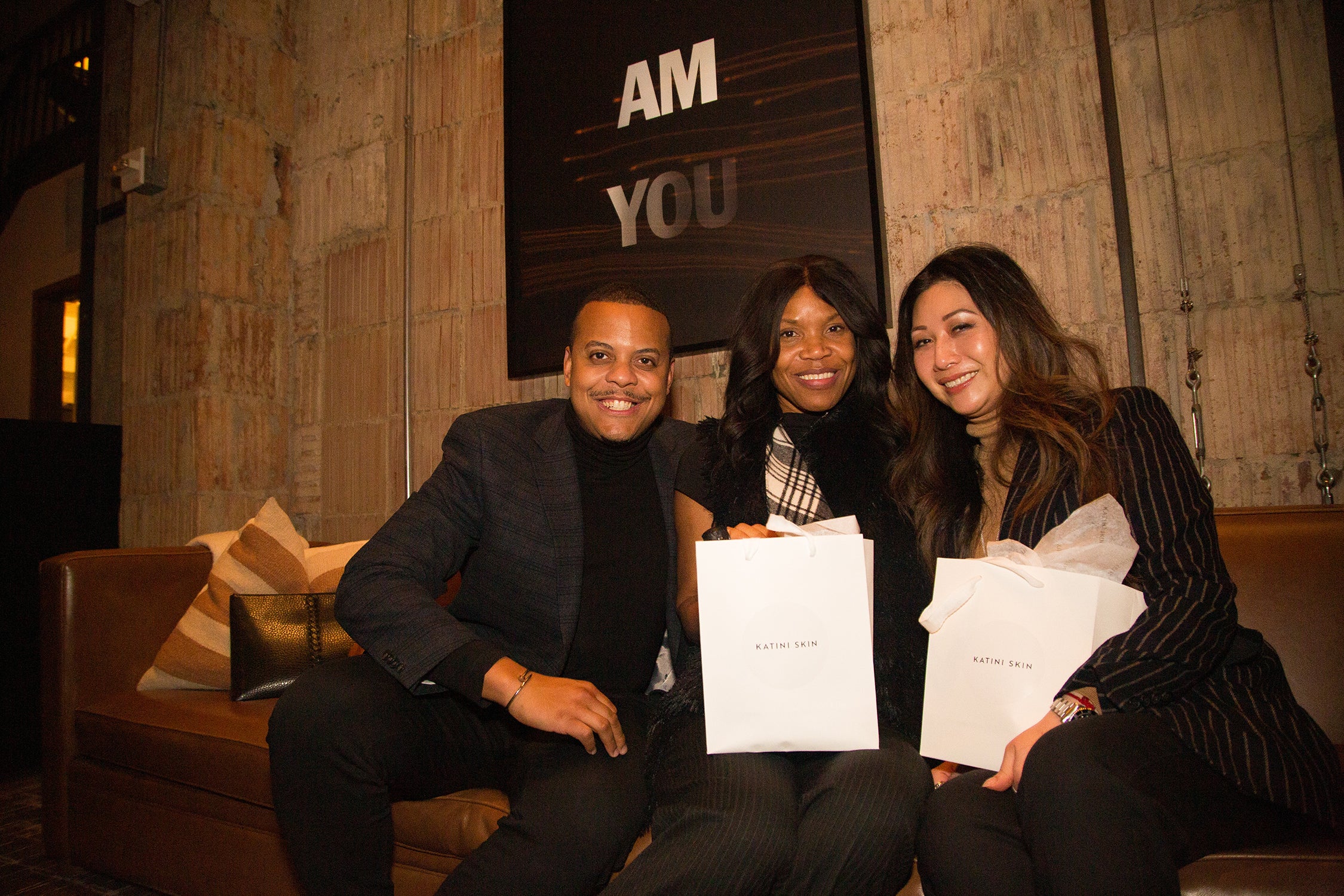 Guests at the Katini Skin launch event at Neuehouse