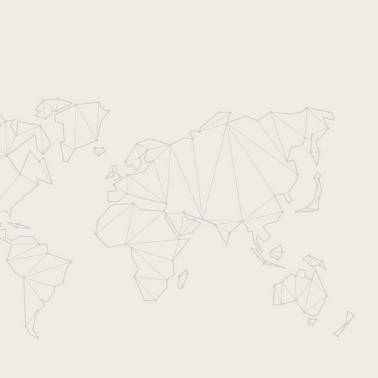 Animated map of where Katini Skin's ingredients are sourced