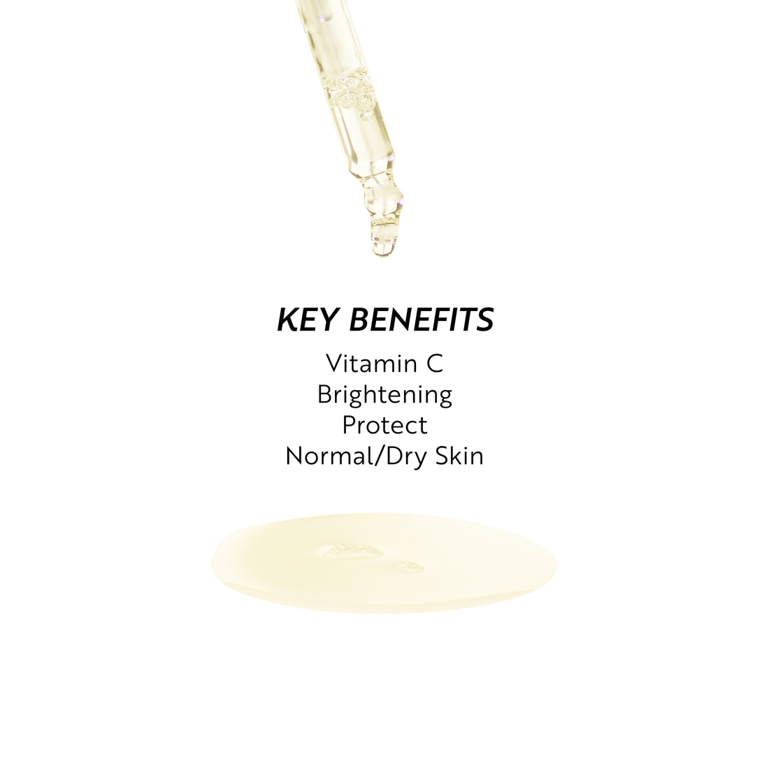 Soleil Day Serum Key Benefits: Vitamin C, Brightening, Protect, Normal/Dry Skin